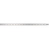 Règle graduée en acier, Long. : 300 mm, Larg. : 30 mm, Epaisseur 1,0 mm, Graduation du bord supérieur : 1/2 mm, Graduation du bord inférieur : 1/1 mm