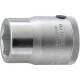 Douille 3/4'', 6 pans, Cote s/plats : 27 mm, Long. 54,5 mm