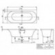 V&B Whirlpoolsystem LOOP & FRIENDS Spe Co Active Technik Position 2 weiß