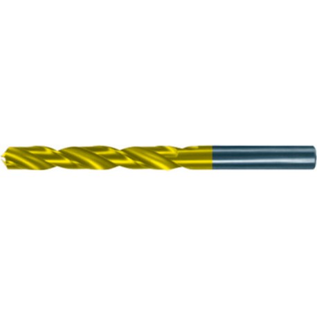 Foret hélicoïdal avec queue cylindrique, en acier à coupe rapide, type N, DIN 338, surface avec revêtement TiN, Ø h8 : 6,50 mm, Long. totale 101 mm