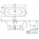 V&B Whirlpoolsystem LOOP & FRIENDS Combipool Entry Technik Position 2 weiß