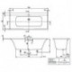 V&B Whirlpoolsystem SUBWAY 3.0 Hydropool Entry Technik Position 2 weiß