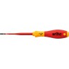 Tournevis plat VDE slimFix, Larg. : de la lame : 5,5 mm, Épais. : de la lame 1,0 mm, Long. de la lame 125 mm, Long. totale : 243 mm, Ø de la lame : 6,8 mm