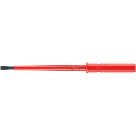 Lame inter. VDE pour vis à fente, Larg. : de la lame : 3,0 mm, Épais. : de la lame 0,5 mm, Long. de la lame 154 mm, Ø de la lame : 3,0 mm
