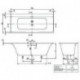 V&B Whirlpoolsystem SUBWAY 3.0 Spe Co ac m SilentFlow Tech. Pos 2 weiß
