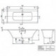 V&B Whirlpoolsystem SUBWAY 3.0 Combipool Entry Technik Position 2 weiß