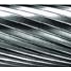 Fraise sur tige de 6 mm, en carbure, forme sphérique cylindrique WRC (bout rond), denture 3, Forme : WRC 1025, Ø de la tête 10 mm, Long. de tête 25 mm, Lon