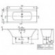 V&B Whirlpoolsystem SUBWAY 3.0 A COM m SilentFlow Tech. Pos 2 St white