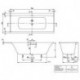 V&B Whirlpoolsystem SUBWAY 3.0 Spe Co ac m SilentFlow Tech. Pos 2 St w