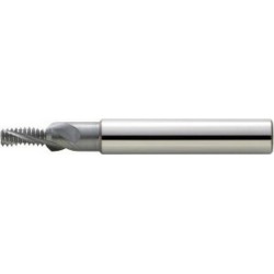 Fraise à fileter GFS en carbure monobloc, arrosage central, 1,5 x d, sans revêtement, Filetage : M5, Pas 0,80 mm, Lames de l1 9,2 mm