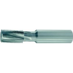 Fraise à fileter GFM en carbure monobloc, arrosage central, sans revêtement, Ø d1 : 16 mm, Pas 1,50 mm, Lames de l1 25 mm, Pour Ø filetage : 22 mm