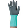 Gants AlphaTec 58-128,Taille 9, noir/vert (Par 12)