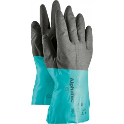 Gants AlphaTec 58-270,Taille 10, noir/gris (Par 12)