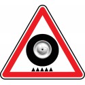 Panneau "pneu increvable" 400 mm