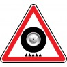 Panneau "pneu increvable" 400 mm