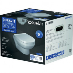 Duravit Wand-WC-Kombination DURASTYLE tief. 365x480mm weiß