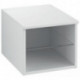 Armoire d'extension LEGATO 400 x 340 x 500 mm gauche, blanc brillant