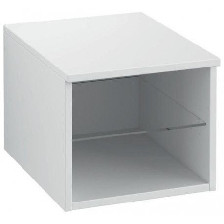 Armoire d'extension LEGATO 400 x 340 x 500 mm gauche, blanc brillant