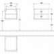 Armoire d'extension LEGATO 400 x 340 x 500 mm gauche, blanc brillant