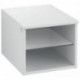 Armoire d'extension LEGATO 400 x 340 x 500 mm, côté droit et centre, blanc brillant