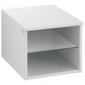Armoire d'extension LEGATO 400 x 340 x 500 mm, côté droit et centre, blanc brillant