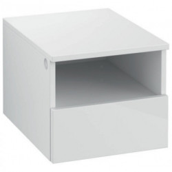 Armoire d'extension LEGATO 400 x 340 x 500 mm, côté droit et centre, blanc brillant