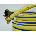 Tuyau eau Irriflex PVC, jaune 1/2"avec raccord 50m
