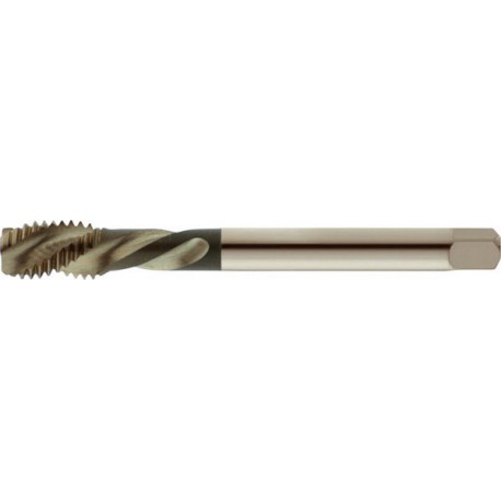 Taraud machine pour trous borgnes à gauche, sans revêtement, DIN 376 B, Filetage M14, Pas 2,0 mm, Long. totale : 110 mm, queue Ø 11,0 mm