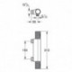 Thermostat-Brausebatterie GROHTHERM 1000 Performance · ohne Anschlüsse chrom