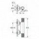 Mitigeur thermostatique de douche GROHTHERM 1000 Performance Montage mural chrome