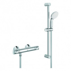 Mitigeur Baignoire douche thermale Grohe. GROHTHERM 500 avec set de douche 600mm chromé