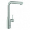 Mitigeur de cuisine Grohe ESSENCE douchette extractible supersteel