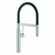 Mitigeur de cuisine monocommande Grohe ESSENCE douchette professionnelle extractible supersteel