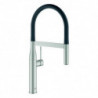 Mitigeur de cuisine monocommande Grohe ESSENCE douchette professionnelle extractible supersteel