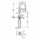 Mitigeur de cuisine monocommande Grohe ESSENCE douchette professionnelle extractible supersteel