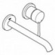 Mitigeur lavabo 2 trous ESSENCE FMS · saillie 230mm chromé