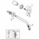Mitigeur lavabo 2 trous ESSENCE FMS · saillie 230mm chromé