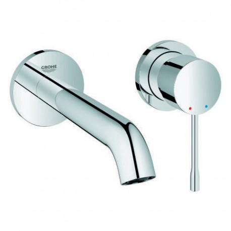 Mitigeur lavabo 2 trous ESSENCE FMS · saillie 183mm chromé GROHE