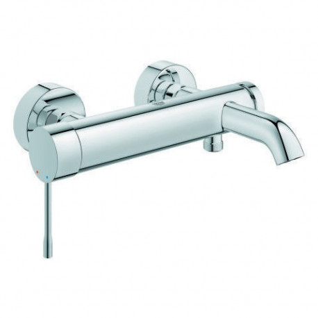 Grohe mitigeur bain/douche ESSENCE montage mural · chrome à sécurité intrinsèque