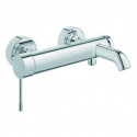 Grohe mitigeur bain/douche ESSENCE montage mural · chrome à sécurité intrinsèque
