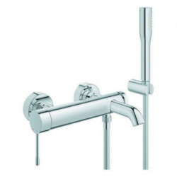 Mitigeur bain Grohe ESSENCE avec set de douche chrome