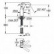 Mitigeur lavabo Grohe ESSENCE taille M · bec en U · corps lisse chromé