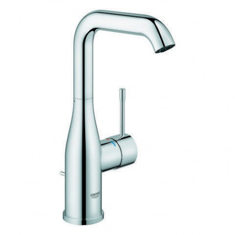 Mitigeur lavabo Grohe ESSENCE taille L · bec en U orientable chromé