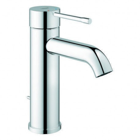 GROHE MITIGEUR LAVABO ESSENCE CHROME, TAILLE S, AVEC RACCORD DE VIDAGE