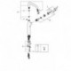 Mitigeur monocommande lavabo Grohe ESSENCE pour vasques à poser chrome