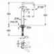 Mitigeur monocommande lavabo Grohe ESSENCE pour vasques à poser chrome
