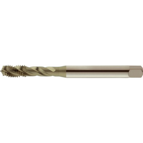 Taraud machine pour trous borgnes, DIN 371, sans revêtement, Filetage : M20, Pas 2,5 mm, Long. totale 140 mm, queue Ø 16,0 mm