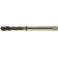 Taraud machine pour trous borgnes, revêtement TiAIN, DIN 371 C, Filetage M2,5, Pas 0,45 mm, Long. totale : 50 mm, queue Ø 2,8 mm