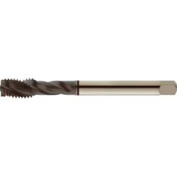 Taraud machine pour trous borgnes, revêtement TiAIN, DIN 376 C, Filetage M12, Pas 1,75 mm, Long. totale : 110 mm, queue Ø 9,0 mm