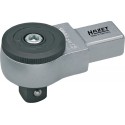 Attache male a cliquet réversible carré 1/2" 9x12mm Hazet